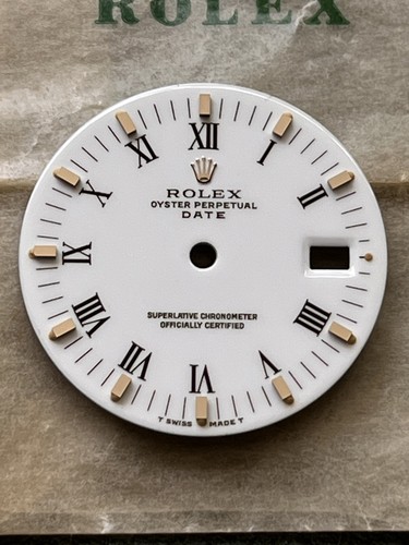 Rolex date white dial - date,